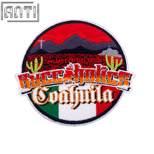 Custom Tour Mountain Road Embroidery Alphabet Art Excellent Design Club Sports Red Round Embroidery Boutique A Gift For Friend