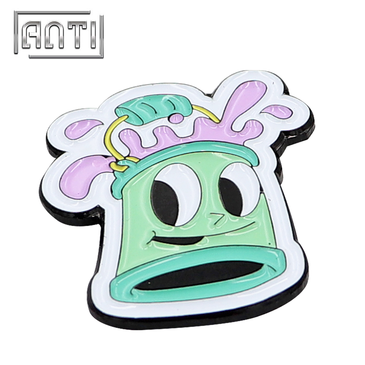 Cartoon Beverage Badge Design Custom Lapel Pin Wholesale 