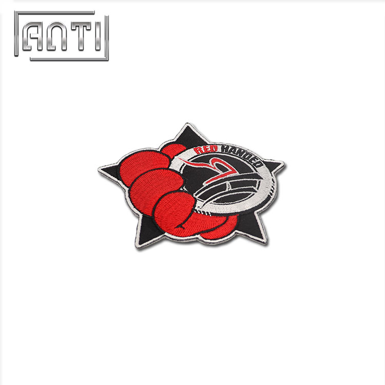 Cartoon Embroidery Patches for Jackets Red Handed